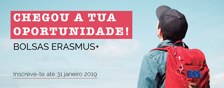 Bolsas Erasmus+ para estágios de verão em 2019