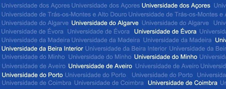 Composição com os nomes das Universidades participantes