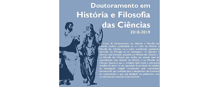 Doutoramento em História e Filosofia das Ciências