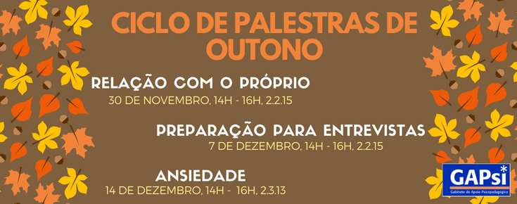 Banner do Ciclo de Palestras