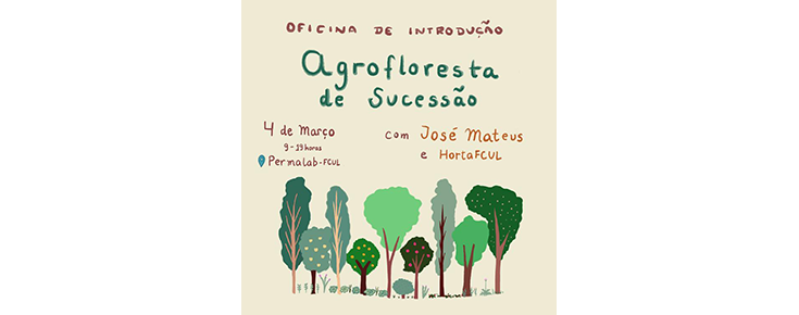 Informações sobre o evento e representação de floresta
