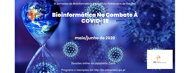 Imagem ilustrativa do evento, acompanhada de informações adicionais (logótipo do IPS, datas e link)