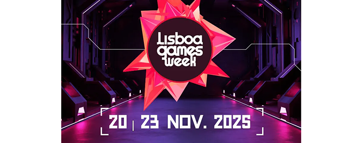 Logótipo e datas da Lisboa Games Week 2025