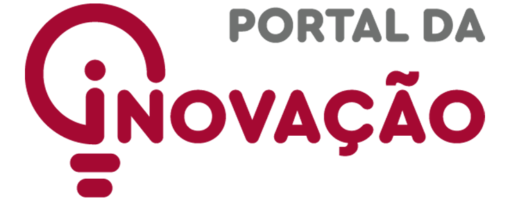 Logótipo do Portal da Inovação, sobre um fundo branco