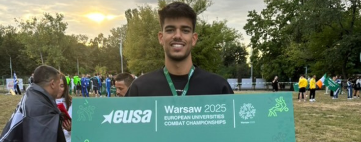 Manuel Martinho, vice-campeão europeu universitário de Taekwondo