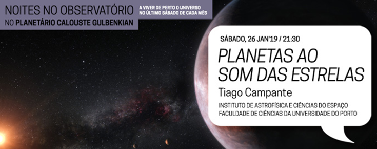 Noites no Observatório "Planetas ao som das estrelas"