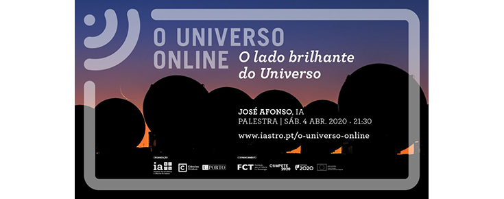 Imagem ilustrativa do evento, acompanhada do respetivo título, orador, dia, hora, link e logótipos das entidades organizadoras