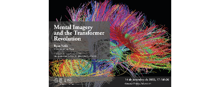 Título/data/organizadores do evento, sobre uma fotografia representativa das neurociências