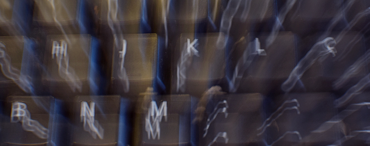 Fotografia de teclado de computador