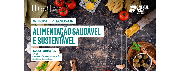 Título/data/local do evento e fotografia de alimentos